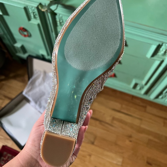 Betsy Johnson Kyle Rhinestone Booties Size 8 - Picture 3 of 8